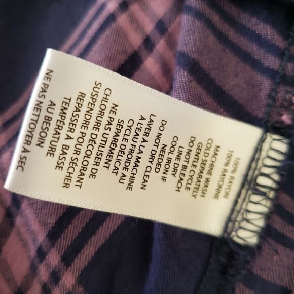 Beachlunchlounge off shoulder plaid ruffle top - Picture 4 of 7